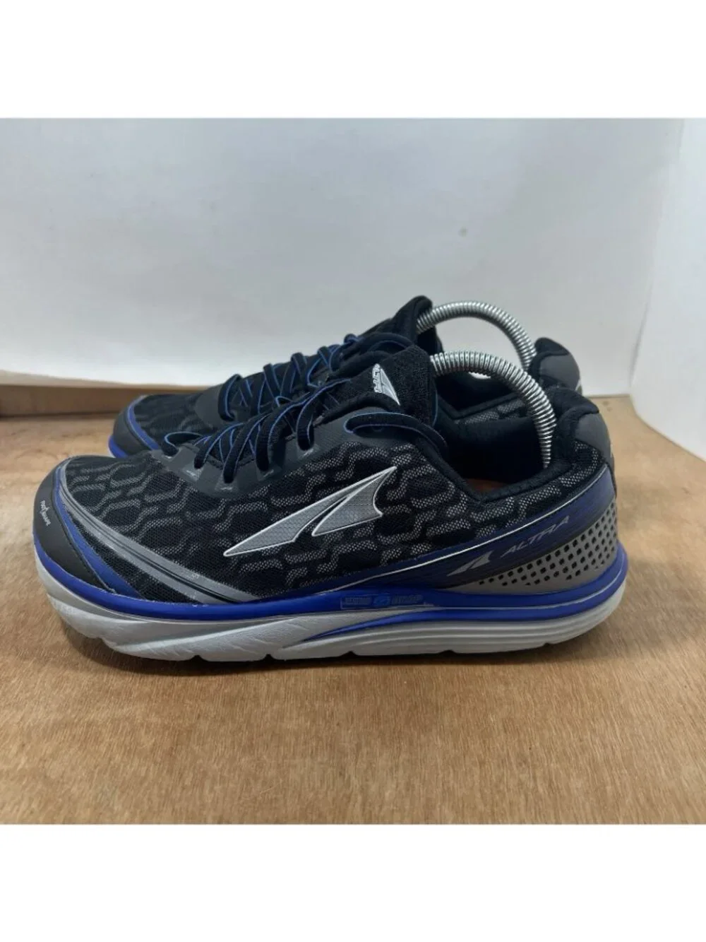 Altra Torin IQ Men's Size 9 Zero Drop Running Shoes Black Foot Shape